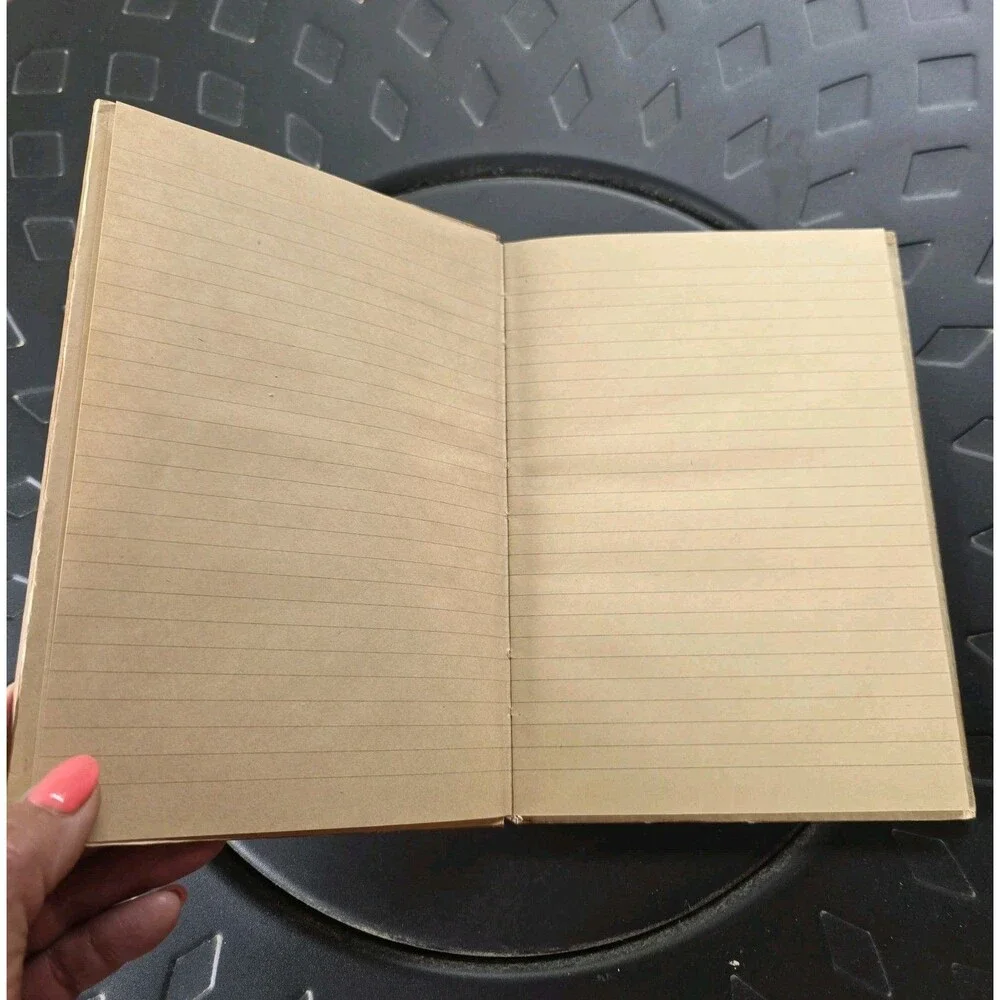 Primitive Style Original Art  Hardcover Journal Book CHRISTMAS MEMORIES Blank